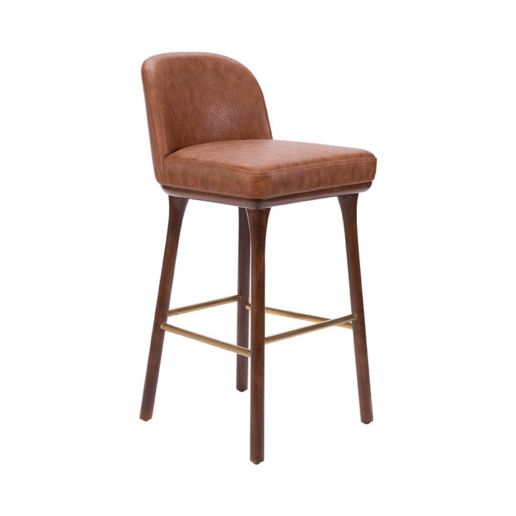 Brushed Brass High Stool PHaT Sourcing